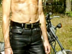 LEATHER & MOTORCYCLE