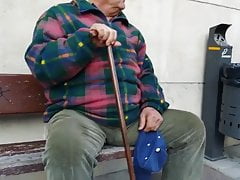 The bulge of an old man in the street 3