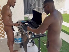 Delicious cakes served up at the cookout with some wild action