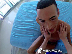 Two-Way point of view action! Hunter Page poked by Austin Keys!