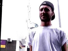 Hot gay scene Tanned Bottom Duped Into The Back