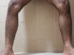 Pakistani hairy old daddy dick show