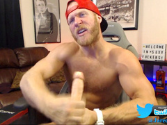 LIVE Muscle Jock jerk Off command on Chaturbate Twitter @jarednation69