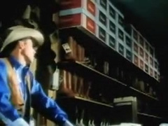 Brave cowboys barebacking each other