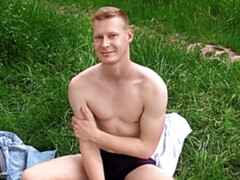 Thin and beautiful guy enjoy outdoor sex in POV