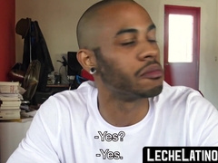 LecheLatinos.com - Gay-for-pay jock's moist, hard-core 3 way POINT OF VIEW pummel for cash