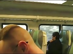 Pompino in treno