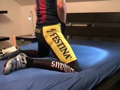 Riding a marital-device after riding a bike