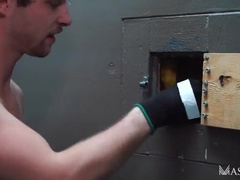 Benjamin Blue In A Factory Glory Hole Colt Spence