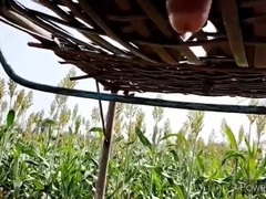 Village nine inch boner poke cot luving in jungle