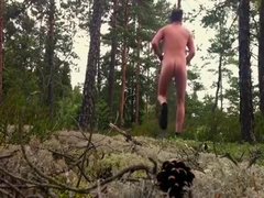 Outdoor Bus Masturbation