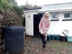 Minx in fishnets and heels