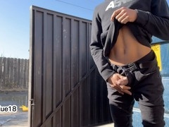 xblue18 strips off outdoors