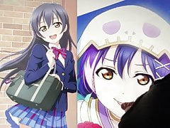 love live Sonoda Umi Kiss Masturbation