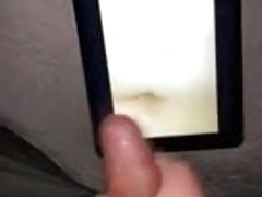 Stranger masturbating to my wife and talking dirty