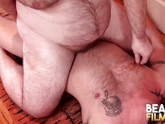 BEARFILMS - Bears Cooper Hill and Steve Brody anal and cum