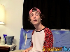 Sexy Straighty Sean Johansen Frolicking With Fleshlight