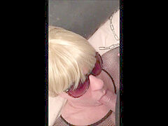 Crossdresser Mouthfuck