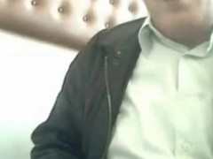 Ginormous Father Wanking on Web cam