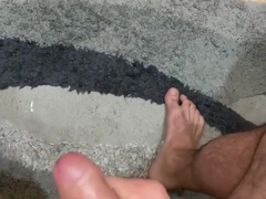 the stud drains in the restroom and pops at the door