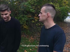 CZECH HUNTER 482 - Inexperienced POINT OF VIEW St8 to Homosexual Three Way