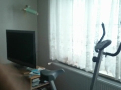 Markus Pelz beim Wixxen - Wichsen aufm Hometrainer