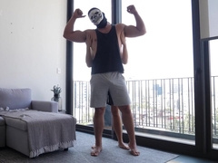 Married Beefcake Rides Skinny Twink On His Fat Dick