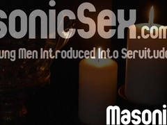 Ethan Tate fulfills his master's lustful desire in the darkroom