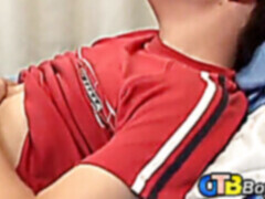 Homosexual, gay dildo cum, jerk and cum