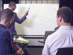 Bearded gay Brandon Jones enjoys hardcore kink onanism session