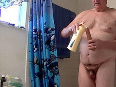 Shower, tugging, pruning, fake penises, prepuce, exercise