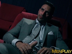 Sexy jock Darius Ferdynand fucked by classy hunks in 3way