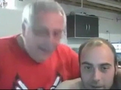 Dancing Daddy Bear Flashes His Big Cock on Webcam