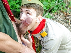 Sweet sex adventure for a boy scout's asshole