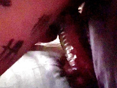 Fucking my toy in couch