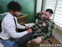 Tony Genius offers his ass to Derek Allen to help him release stress