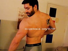 Muscle Fetish - Mick Flexing Video 2