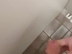 Cumshot After glory hole