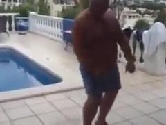 Yam-sized Brazilian Parent Peels off Outdoors with His Wolf