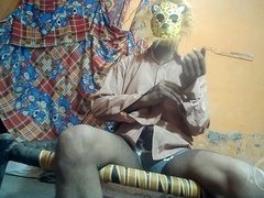 Indian boy naked Under Mask utter HD