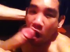 asian boy sucks thick dick (29'')