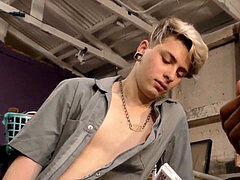 big black cock for a cute platinum-blonde lad