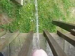 Pissing off the Porch