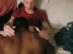 top black try to suck a white dick
