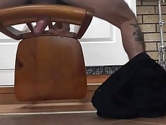 Fucking my chair makes me so horny i near cum so quick