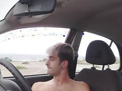 Wanking in the Parking and Cum