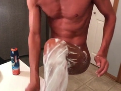 Shaving and Masturbating