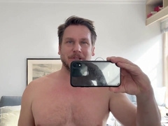 MenOver30 - Hans Berlin Jerking His Uncut Meat Outdoors