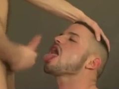 Guys pissing, drinking piss and licking cum