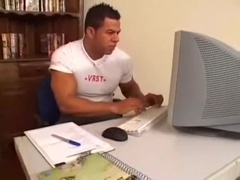 2 latin men doing what they know